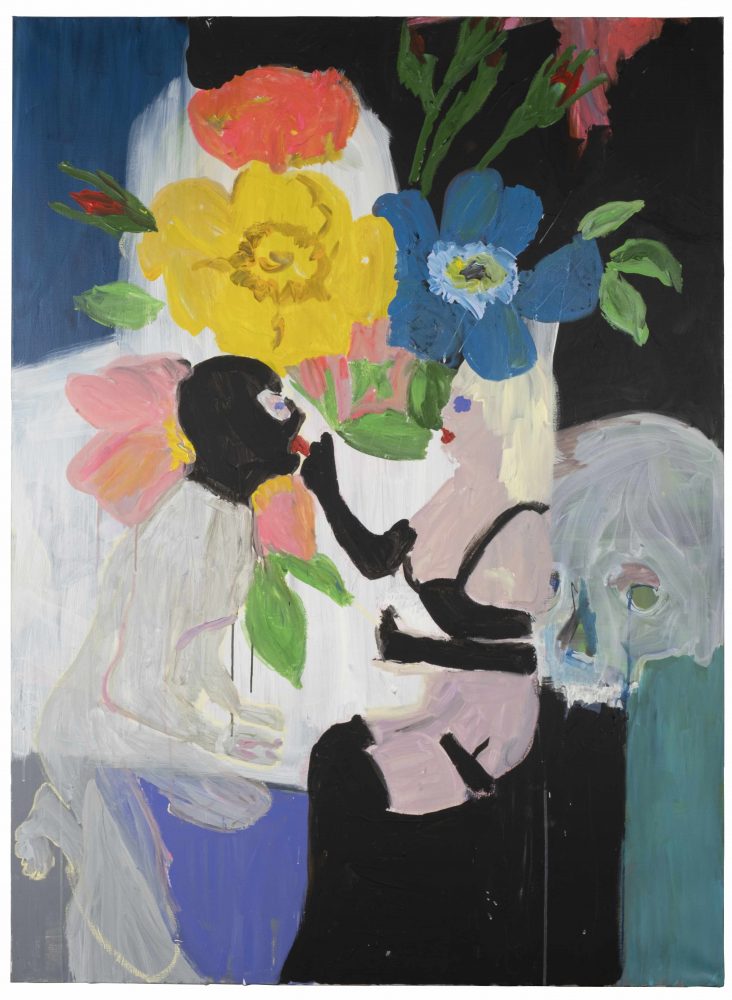 Erotiquement surdeterminé-Stéphanie Lucie Mathern-2019-Acrylique sur toile-162X114cm-Courtesy Galerie Pascal Gabert